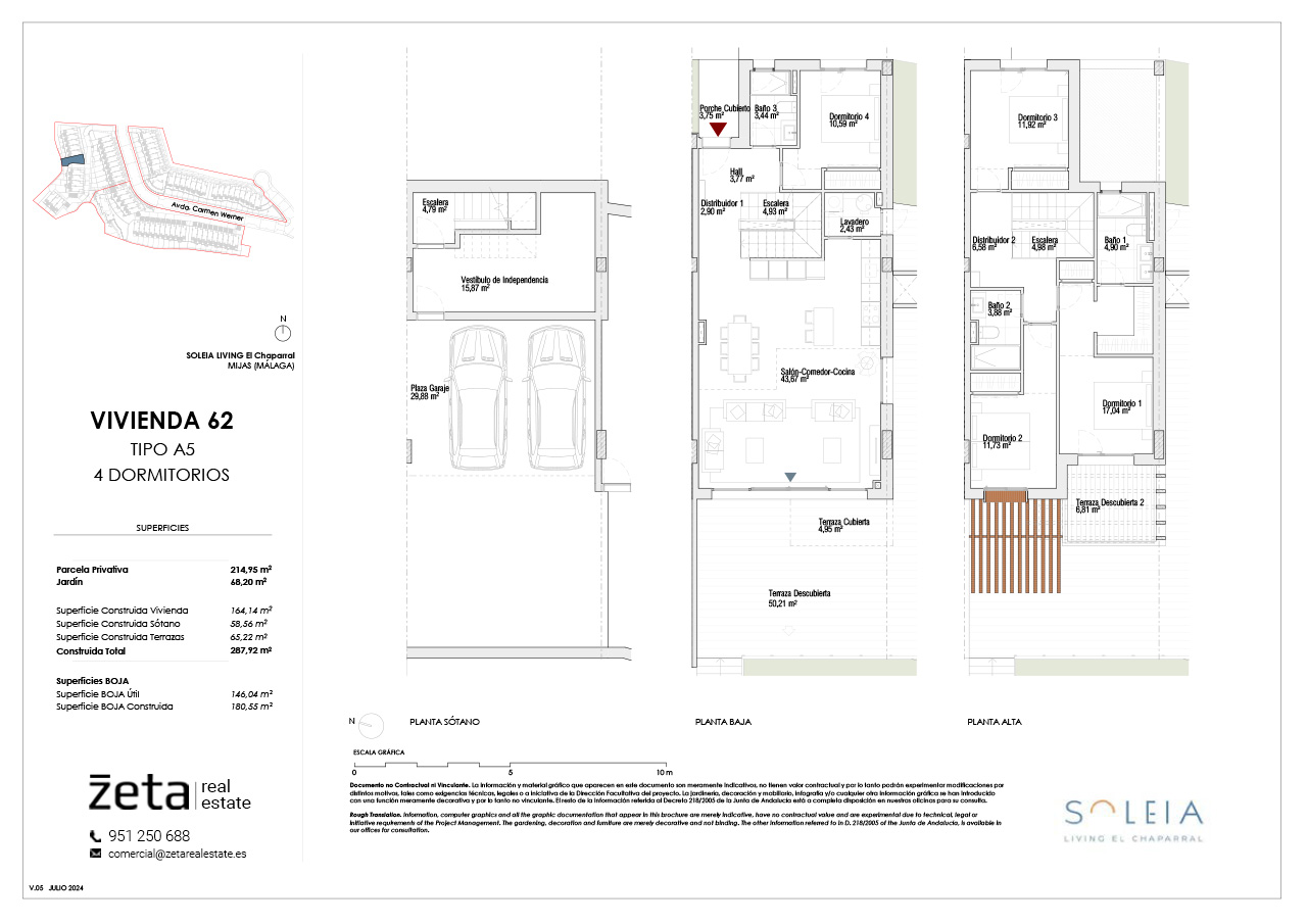 Soleia-V62-A5 Soleia Living El Chaparral - obra nueva en malaga