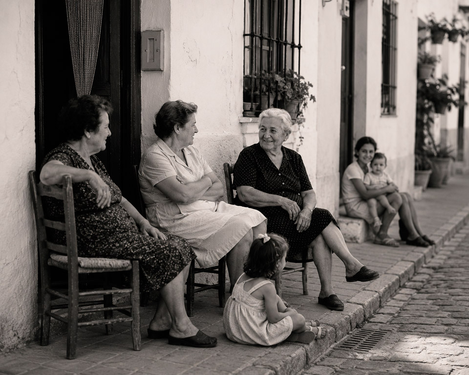 Las sillas en la acera - obranuevaenmalaga