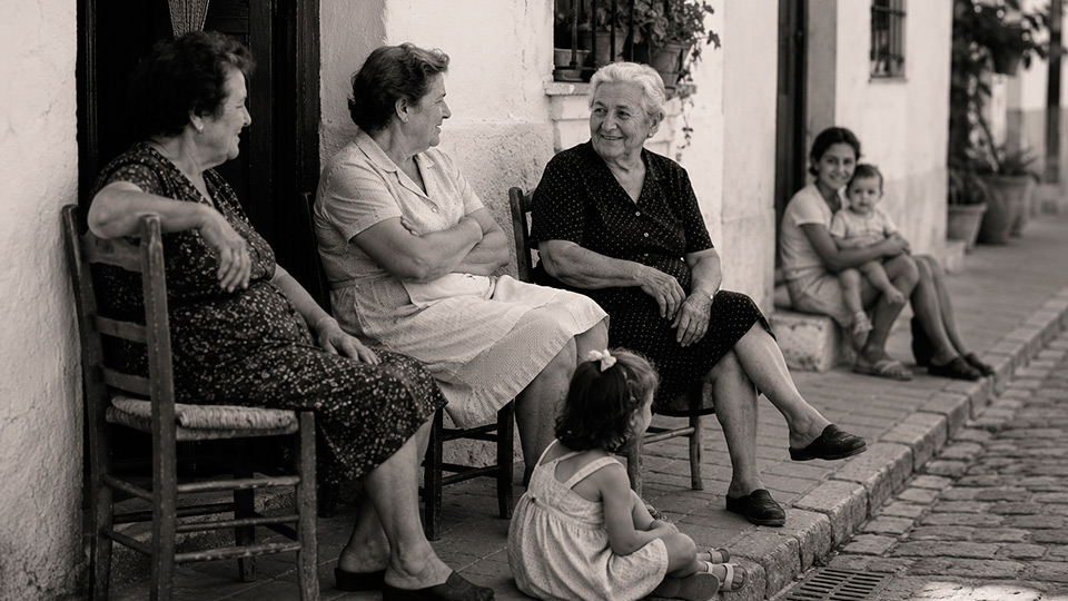 Las sillas en la acera - obranuevaenmalaga