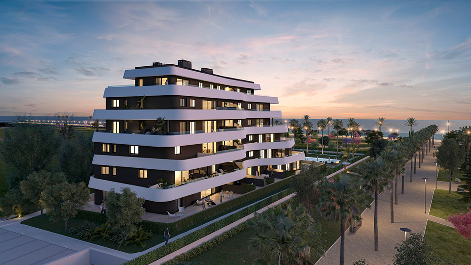 Habitat Alboran Bora - obra nueva en malaga